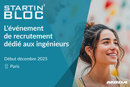 [Evénement] MBDA organise Startin’bloc, un afterwork de recrutement original dédié aux ingénieurs expérimentés dans une salle d’escalade.