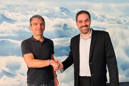 Damien Lucas, DG de Scaleway et Patrick Samama, CEO Saagie.